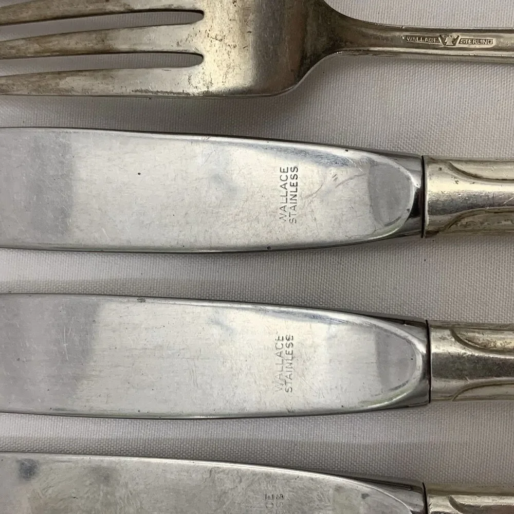 Stradivari by Wallace Sterling Silver Mixed of 12 Pieces